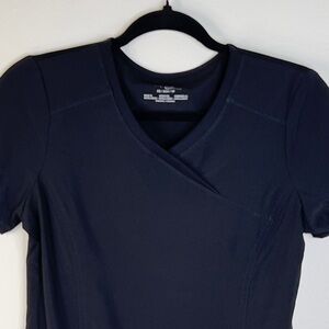 CHEROKEE Infinity XS Black V neck Hospital Scrub side Pockets